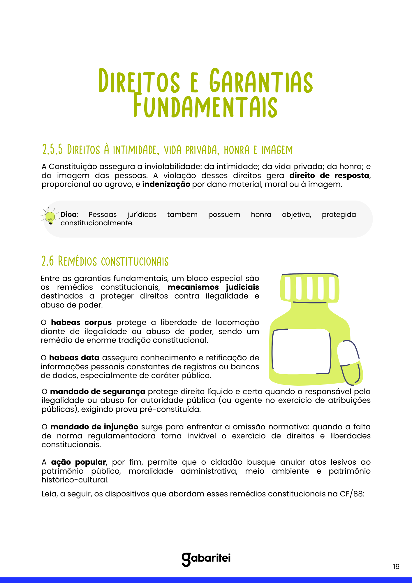 Remédios constitucionais