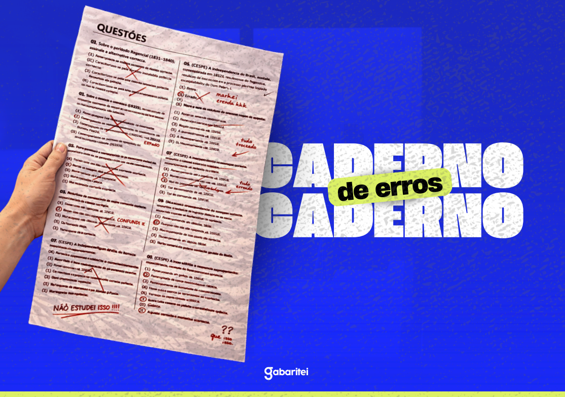 Caderno de erros para reta final